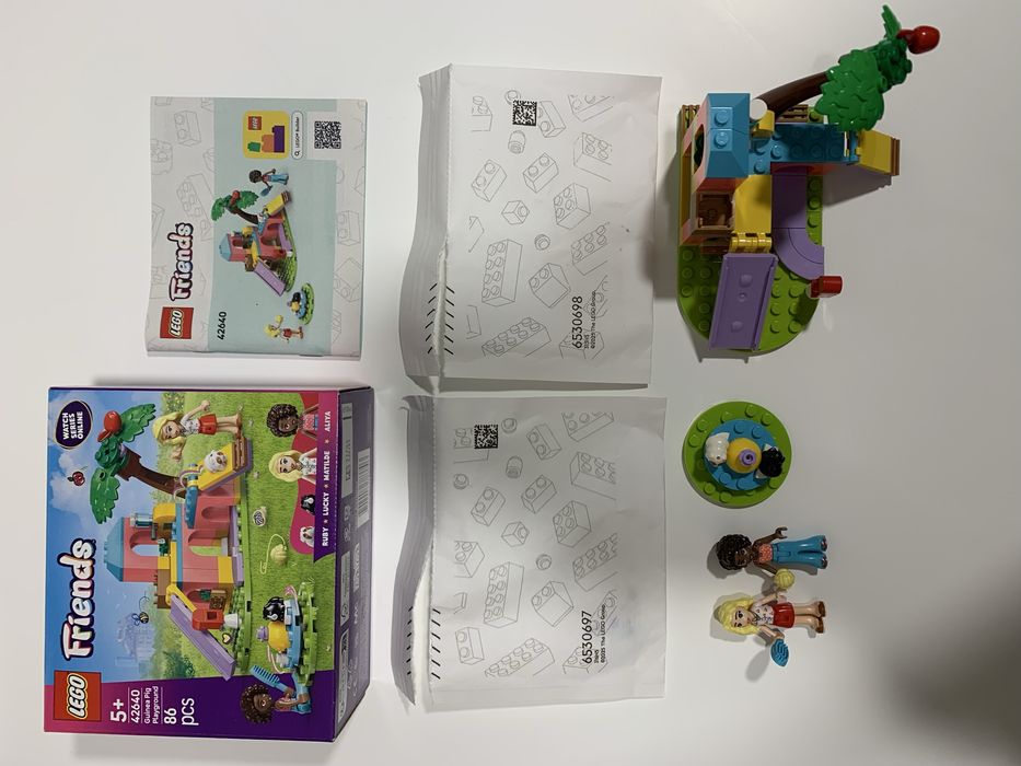Lego friends игровая площадка для морских свинок