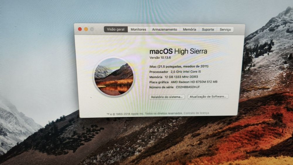 iMac 21,5 12GB RAM 500GB HDD i5