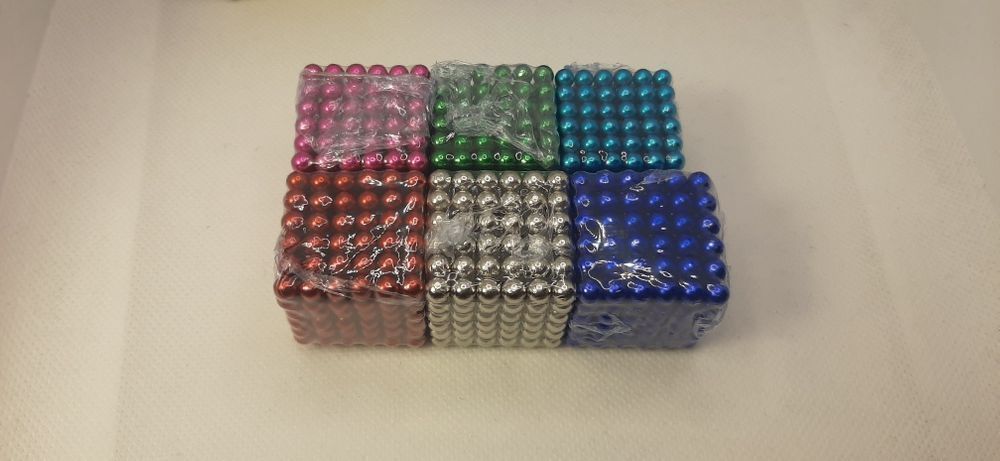 Неокуб цветной 216 шариков(6×6×6) магнитные шарики конструктор