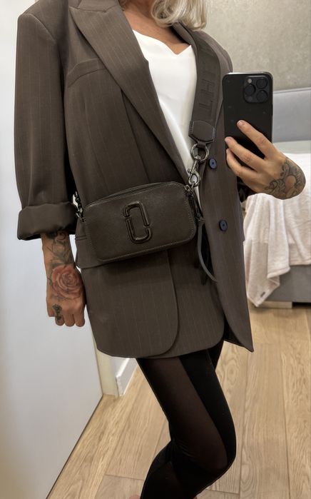 Torebka na ramie Marc Jacobs oliwka