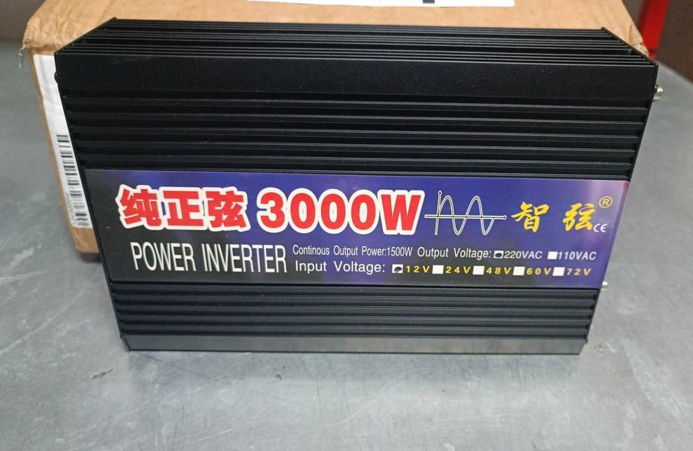 Инвертор 3000W 12В/220В с правильной синусоидой