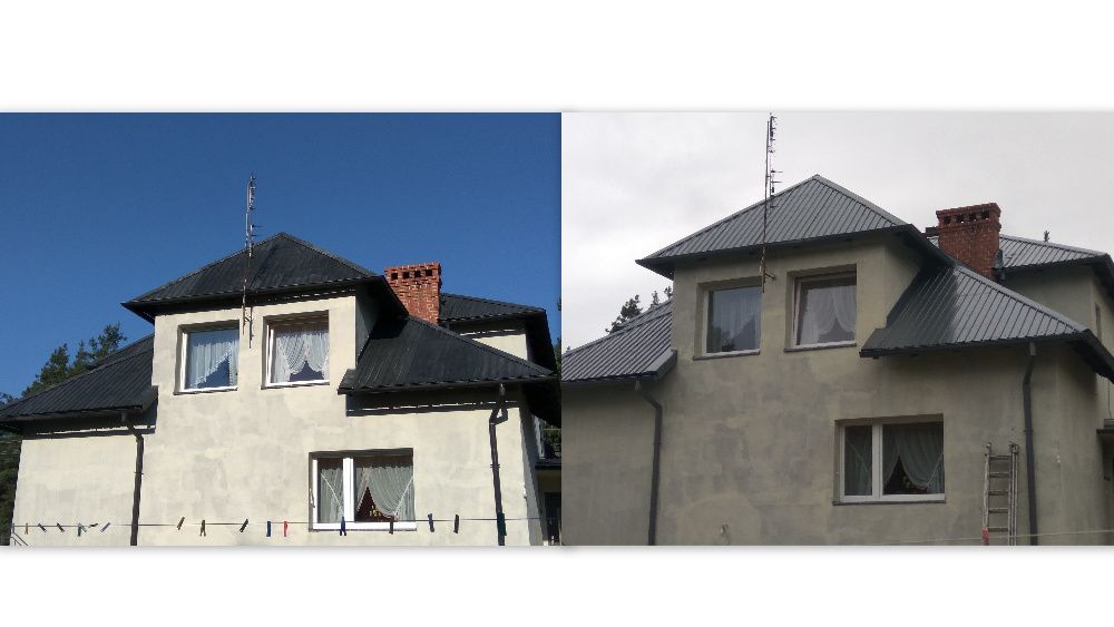 Mycie, czyszczenie, malowanie elewacji, kostki brukowej, dachu