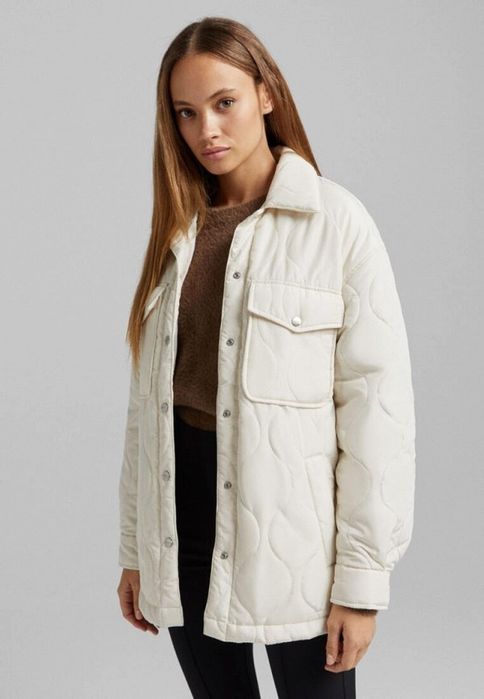 Тепла куртка-сорочка Bershka XS