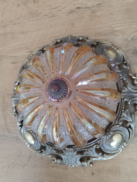 Lampa mosiężna plafon piękna