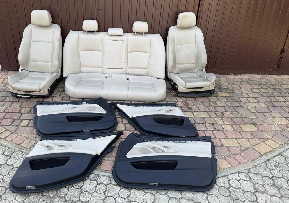 Fotele Kanapa Boczki BMW F10 Sporty Grzane Elektryczne