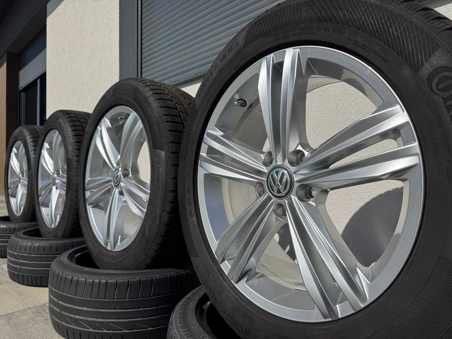 Zima R18 VW Tiguan II,SKODA Kodiaq,SEAT Tarraco,AUDI Q3, TPMS, Wysyłka