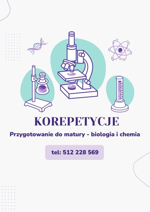 Korepetycje z biologii i chemii MATURA