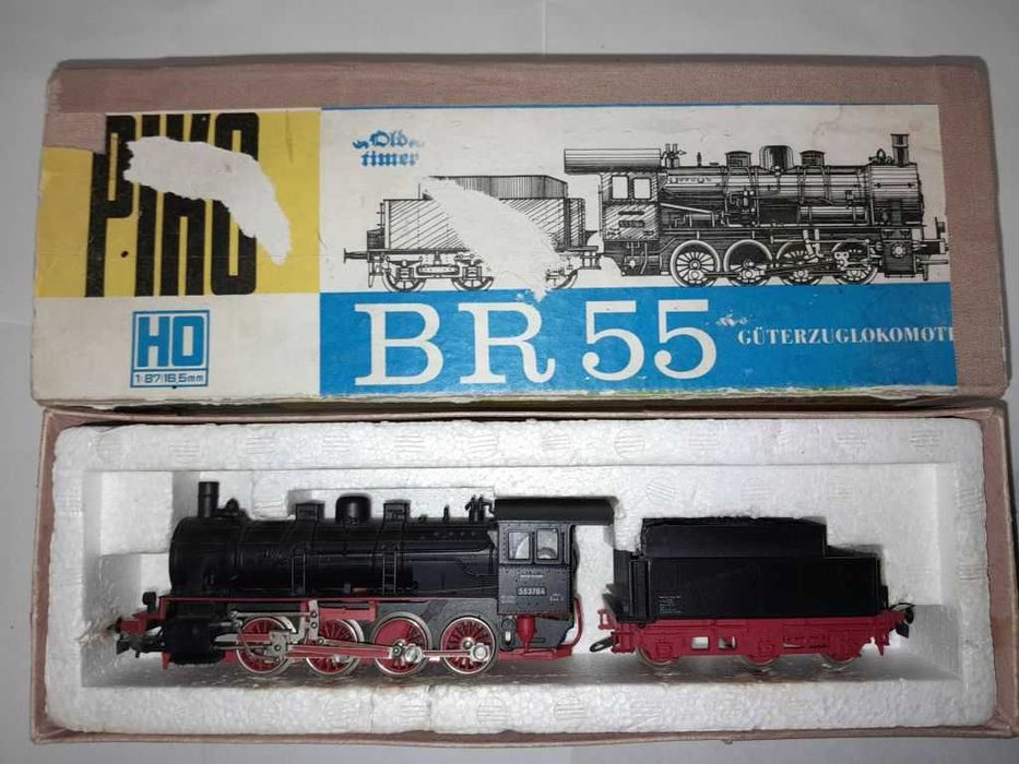 Паровоз BR55. Пико. Залізниця Piko НО 1:87