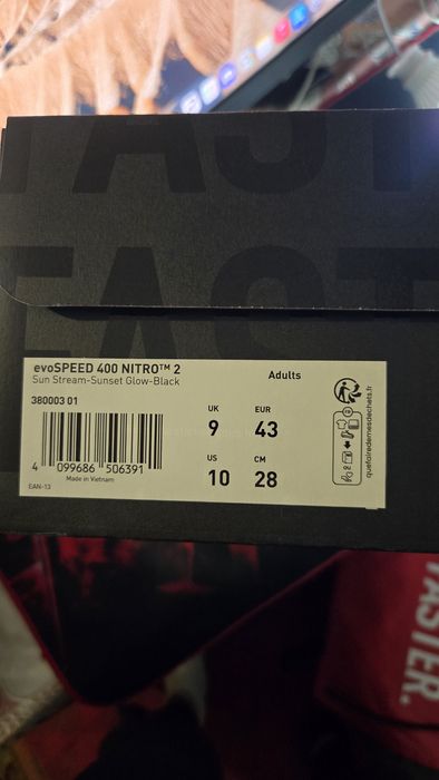 Шиповки Puma evoSPEED 400 NITRO 2, розмір 44 (28 см)