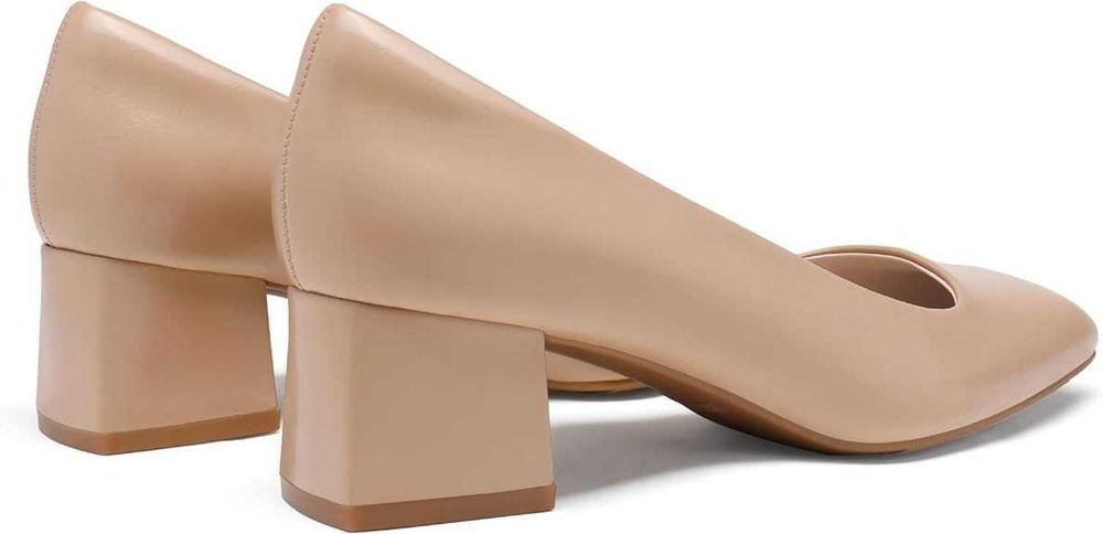 Nowe buty damskie / półbuty / na obcasie 5 cm / beżowe "41" !3006!