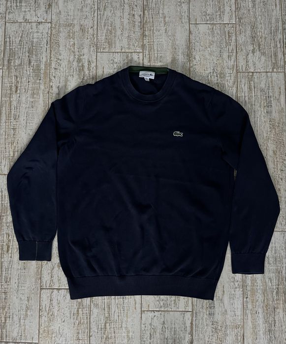 Оригінальний чоловічий светр Lacoste (100% бавовна), розмір L (FR 5)