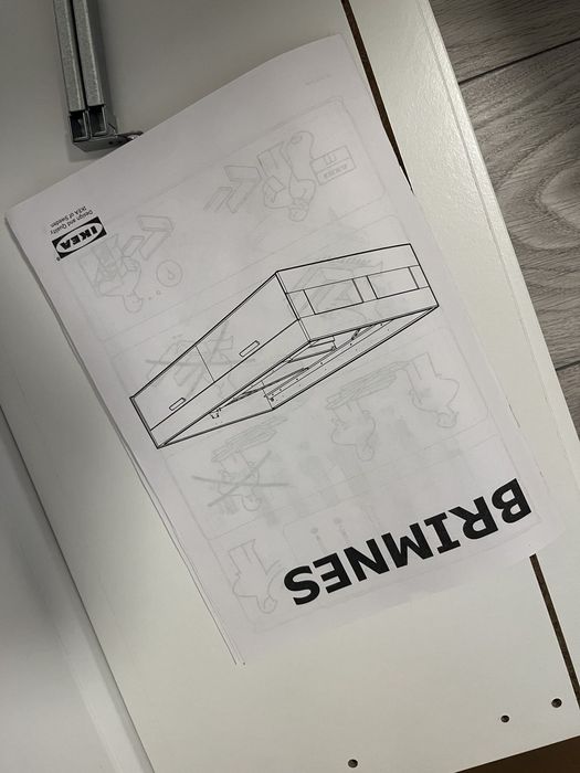 Кровать IKEA BRIMNES ІКЕА БРІМНЕС каркас 200*140
Каркас ліжка із ящик