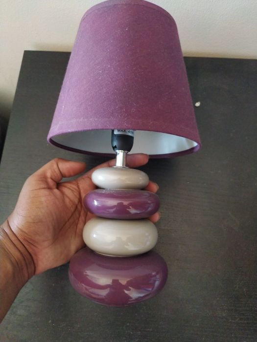 2 Candeeiro Roxo usado