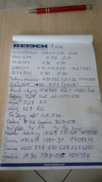Nowe części bmw 2002 e21 e12 e30 e34 e32 e3 e9 rarytas