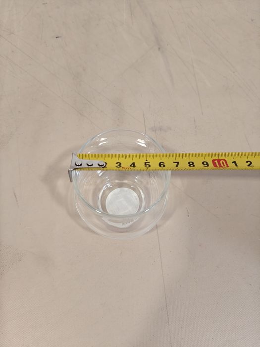 Porta-velas em vidro transparente - toque decorativo