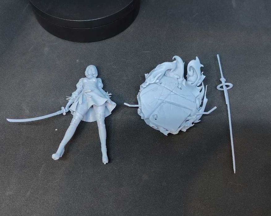 Фигурка 2B (NieR: Automata) 13 см, 3D печать под покраску