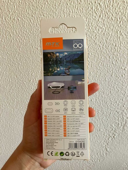 Cabo Adaptador USB-C para HDMI 4K [NOVO NA CAIXA]