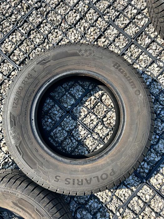 4x Opony ZIMOWE Barum Polaris 5 175/80R 14 88T - Stan bardzo dobry