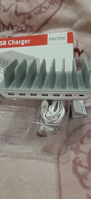 Зарядная станция Pritek 7-Port USB Charger.