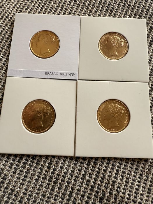 Moeda de Ouro Libra Brasão