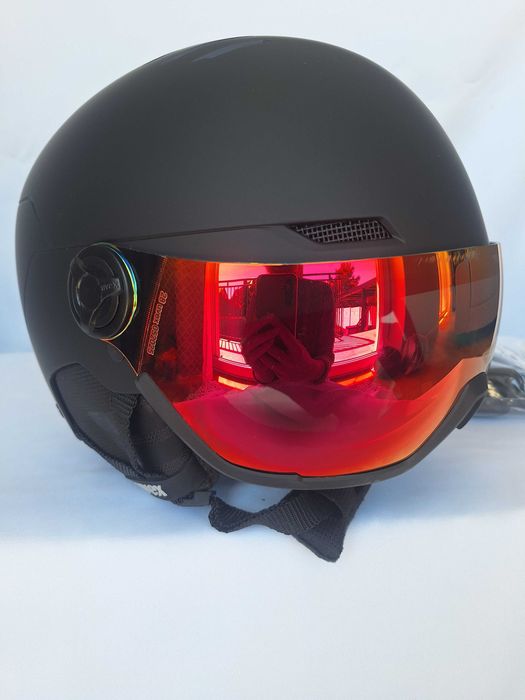 Kask narciarski Uvex Wanted Visor Black Mat L 58-61cm