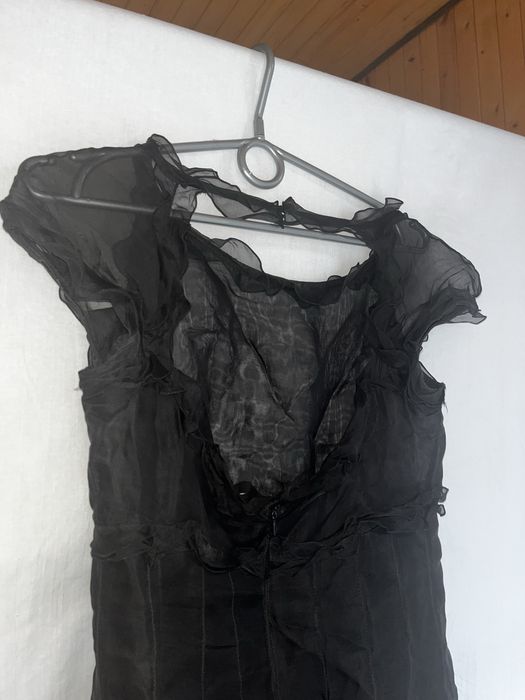 Czarna wieczora sukienka polski producent