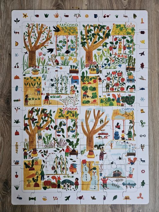 Cztery pory roku, puzzle obserwacyjne Czuczu