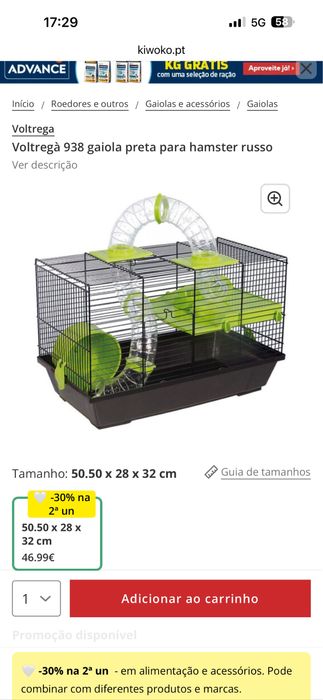Jaula grande para hamster  25€