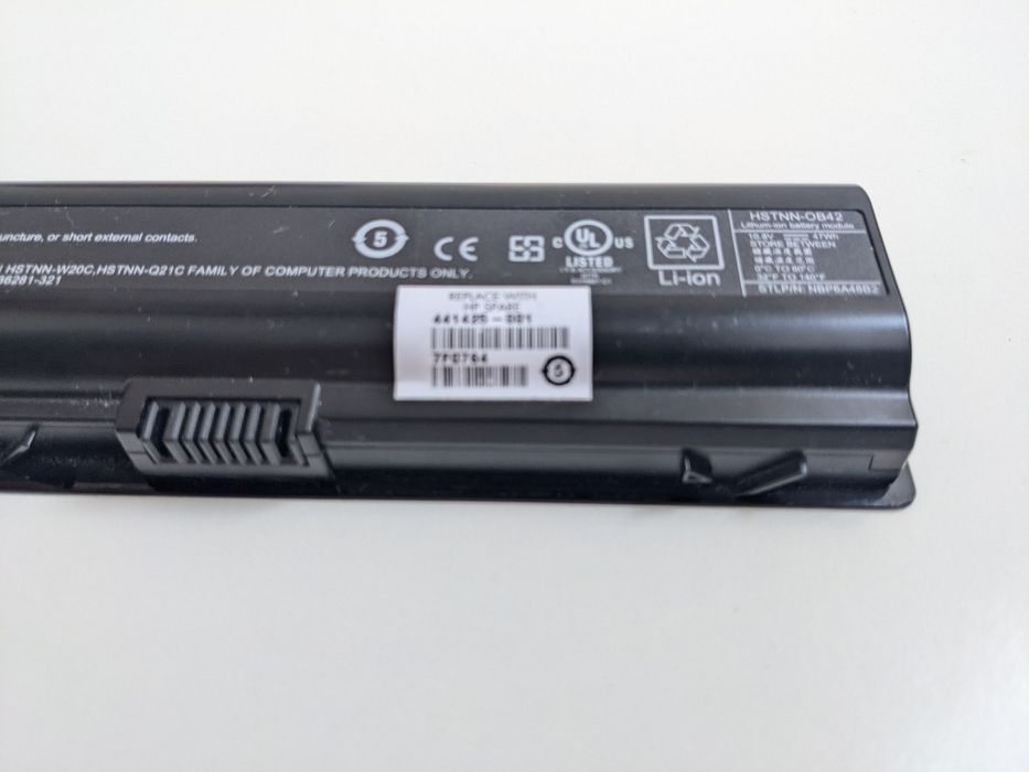 Оригінальна батарея HP HSTNN-OB42 для ноутбуків HP G6000, G7000