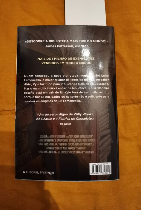 Livro Fuga da Biblioteca do Sr. Lemoncello