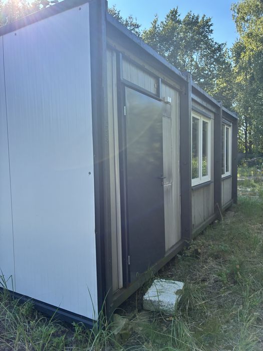 Kontener biurowy, budowlany, 3 segmentowy, domek letniskowy 42m2