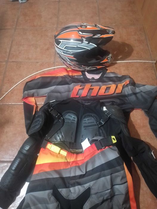 Equipamento enduro motocross btt moto L