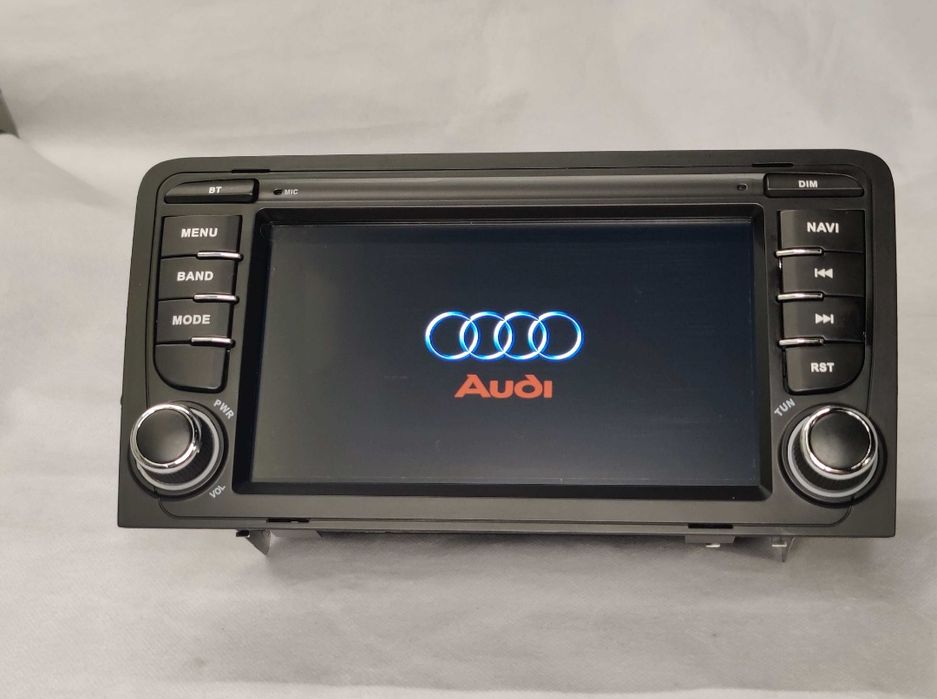 Rádio Audi A3 8P Android 13 com GPS (Novo)