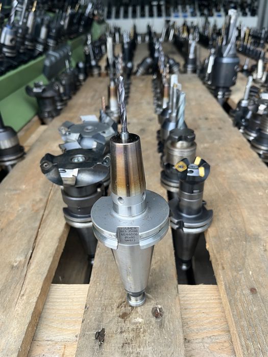 Oprawka sk 40 termokurczliwa HAIMER 6x80 +  wiertlem wentylowane  VHM