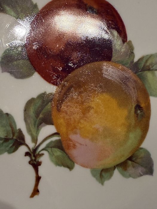 Duza patera porcelanowa w owoce