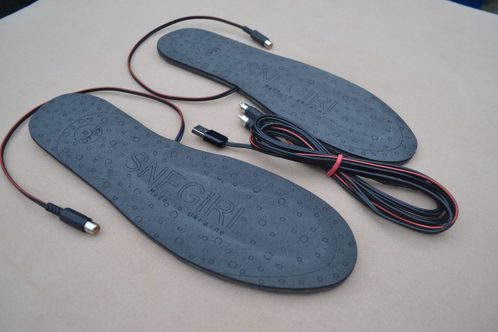 Стельки с подогревом SNEGIRI от Powerbank. Это не массажер, тонометр.