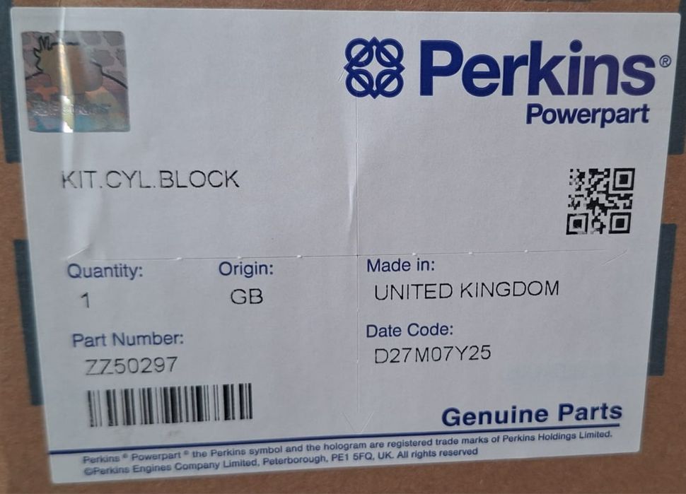 Blok silnika Perkins ZZ50297