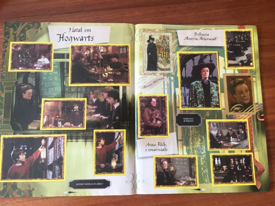 Caderneta Harry Potter e a Pedra Filosofal - Coleção Cromos Panini