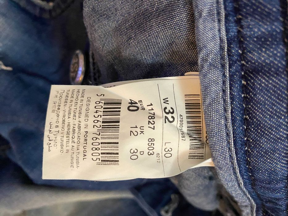 Calça de Ganga Salsa 1ST Level Homem Tamanho 32