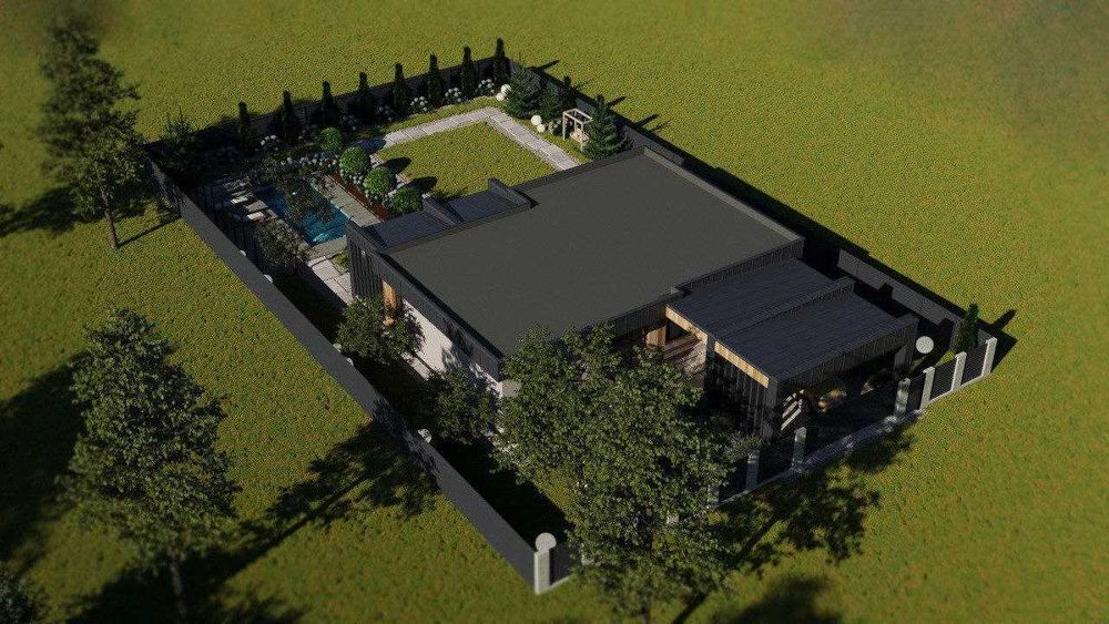 Архітектор. Проєктування будинків, ескізи, 3Д візуалізація