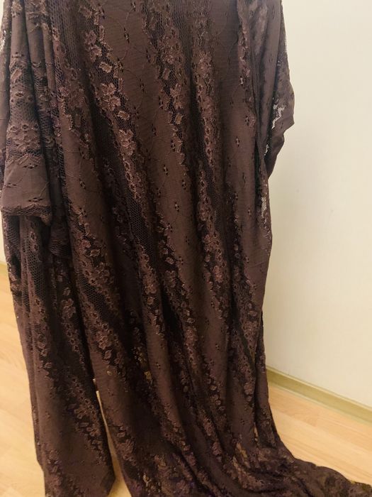 Ткань Шоколад Ажурный стрейч