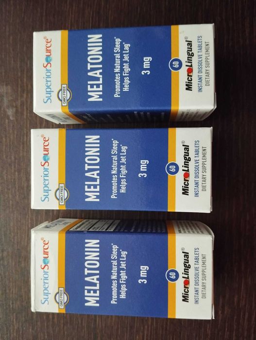 Melatonina - 3mg - 60 comprimidos sublingual  - selado