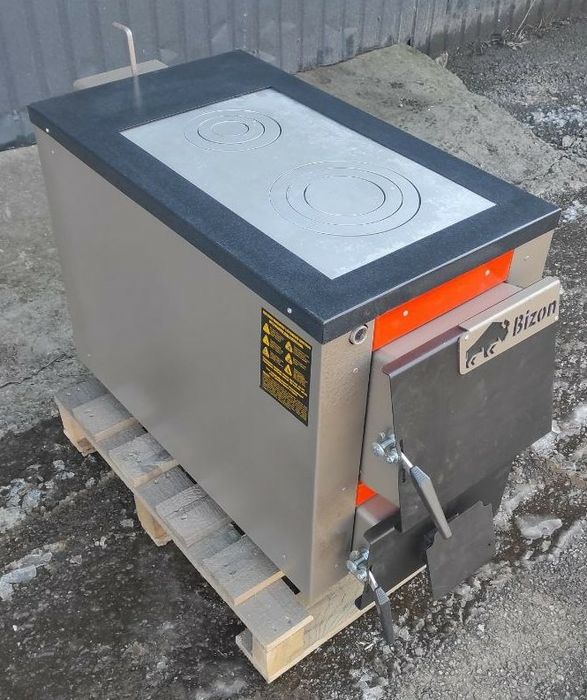 ‼АКЦІЯ Твердопаливний Котел з Варочною Плитою БІЗОН.Котел Плита Бізон.