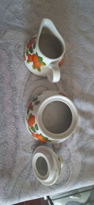 Leiteira e açucareiro