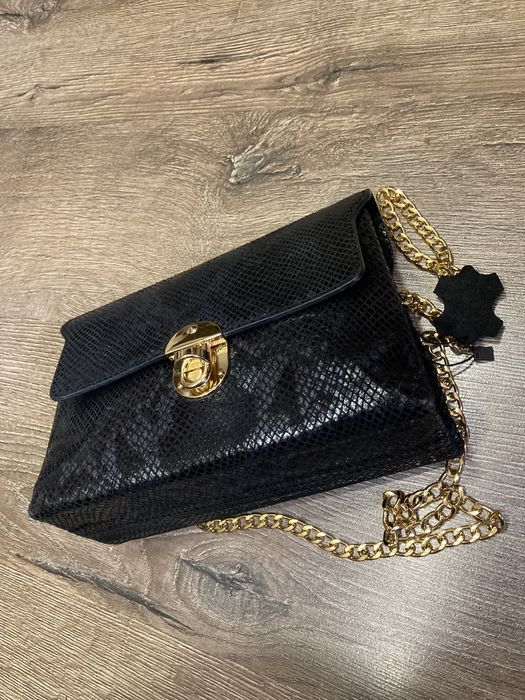 Сумка клатч крос-боди-100%кожа