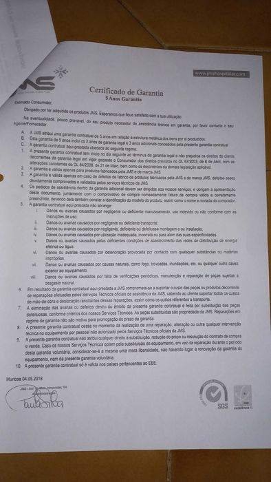 Cama Articulada JMS (Altura, Cabeceira e pés regulavéis)