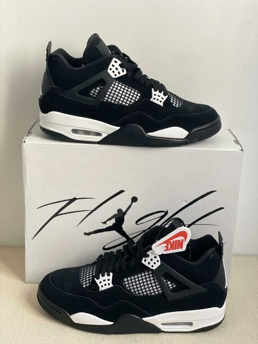 Buty Air Jordan 4 Retro White Thunder R.38