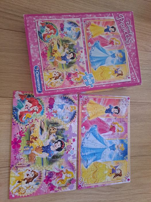 Puzzle Super 2X60 Peças Princesas Disney Clementoni
