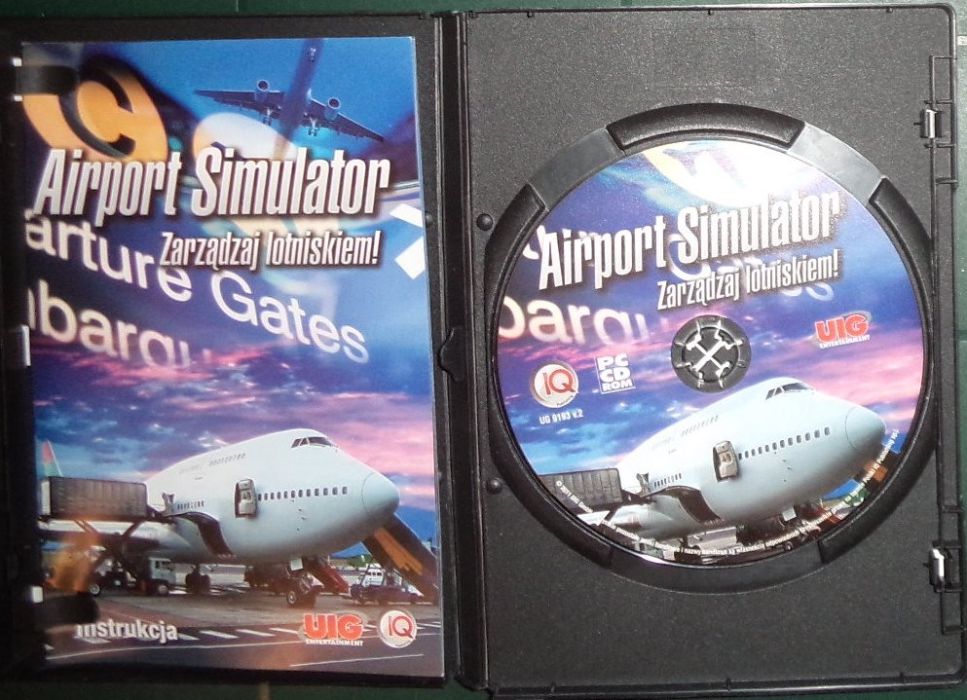 Aiport Simulator Zarządzaj lotniskiem PC CD BOX, 2011 PL