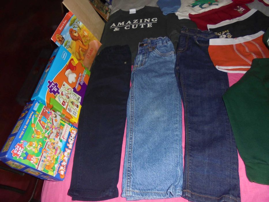 lote de roupa de menino o jogo MINIPUZZLES AS PROFISSÕES